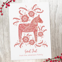 Dala suédois Cheval Dieu Jul