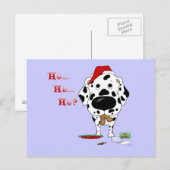 Cartes Pour Fêtes Annuelles Dalmatian Christmas (Devant / Derrière)