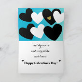 Cartes Pour Fêtes Annuelles Dames Blue Galentine's Day (Intérieur)
