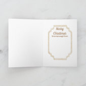 Cartes Pour Fêtes Annuelles dames de Noël art déco rétro (Intérieur)