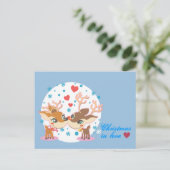 Cartes Pour Fêtes Annuelles dans l'amour (Debout devant)