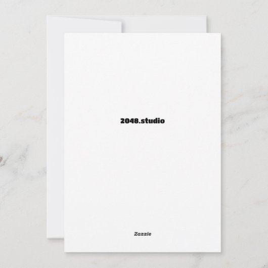 Cartes Pour Fêtes Annuelles Dans les nuages (Dos)