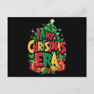 Cartes Pour Fêtes Annuelles Dans mon ère de Noël Mignonne Groovy Vacances Xmas