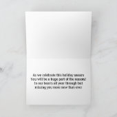 CARTES POUR FÊTES ANNUELLES DANS NOS COEURS / MISS U À NOËL (Intérieur)