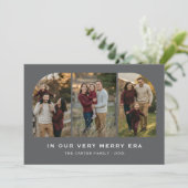 Cartes Pour Fêtes Annuelles Dans Notre Très Joyeuse Ère Moderne 3 Photo Noël (Debout devant)