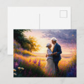 Cartes Pour Fêtes Annuelles Danse avec mon âme soeur (Devant / Derrière)