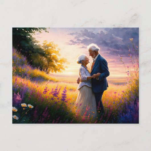 Cartes Pour Fêtes Annuelles Danse avec mon âme soeur (Devant)