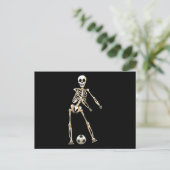 Cartes Pour Fêtes Annuelles Danse de flossing d'Halloween de football de squel (Debout devant)