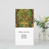 Cartes Pour Fêtes Annuelles Danse Mandala Tree of Life (Debout devant)