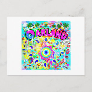 Cartes Pour Fêtes Annuelles Danse mystique d'Oakland