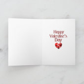 Cartes Pour Fêtes Annuelles Danse Valentine's (Intérieur)