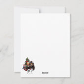 Cartes Pour Fêtes Annuelles Danser pour Noël (Dos)