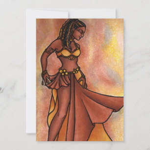 Cartes Pour Fêtes Annuelles Danseur du ventre