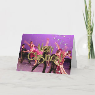 Cartes Pour Fêtes Annuelles Danseurs de Joyeux Noël PERSONNALISÉS