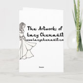 Cartes Pour Fêtes Annuelles Danseuse de Kalila Belly (Dos)