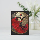 CARTES POUR FÊTES ANNUELLES DANSEUSE FLAMENCO #3 (Debout devant)