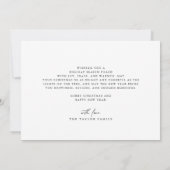 Cartes Pour Fêtes Annuelles DARCY Black unique Boho do-it-yourself moderne Joy (Dos)