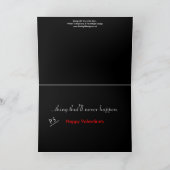 Cartes Pour Fêtes Annuelles Dark Valentine Collection : Être avec vous... (Intérieur)