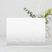 Cartes Pour Fêtes Annuelles Dashing À Travers Le Sable Photo Vacation (Debout devant)