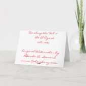 Cartes Pour Fêtes Annuelles Dashing the Fab 2 Christmas Card (Dos)