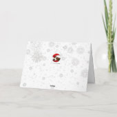 Cartes Pour Fêtes Annuelles Dashing to Christmas (Dos)