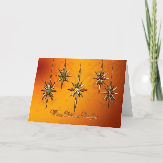 Cartes Pour Fêtes Annuelles Daughter (Devant)