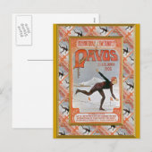 Cartes Pour Fêtes Annuelles Davos 1906 (Devant / Derrière)