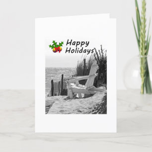 CARTES POUR FÊTES ANNUELLES DE LA PLAGE DE NOËL "PROFITEZ"