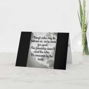 CARTES POUR FÊTES ANNUELLES **DE L'AUTRE CÔTÉ DES KILOMÈTRES** ET PENSEZ À VOU