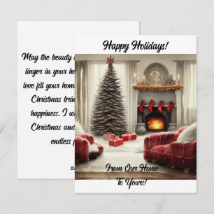 Cartes Pour Fêtes Annuelles De Notre Maison À La Vôtre