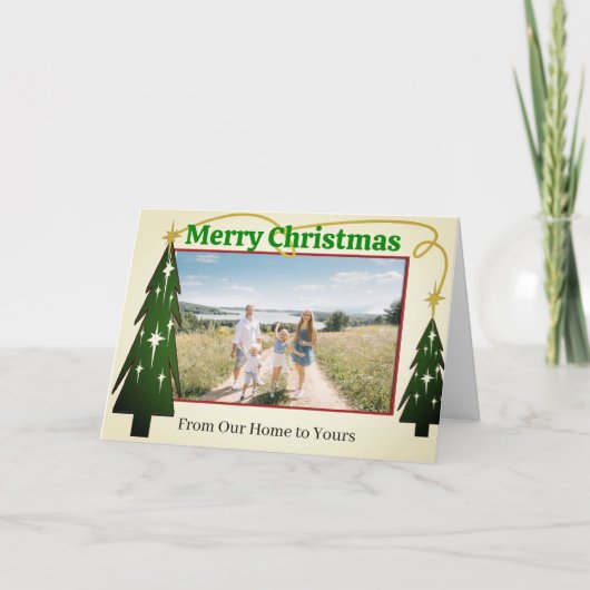 Cartes Pour Fêtes Annuelles De notre maison à votre - - (Devant)