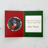 Cartes Pour Fêtes Annuelles De plus grands cadeaux suisses de Noël de chien de (Intérieur)