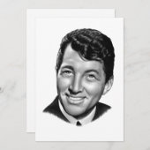 Cartes Pour Fêtes Annuelles Dean Martin (Devant / Derrière)