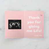 Cartes Pour Fêtes Annuelles DEar Birth Maman, Customisée (Intérieur)