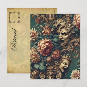 Cartes Pour Fêtes Annuelles Décadence Dérangée – Floral Gothique Victorien 