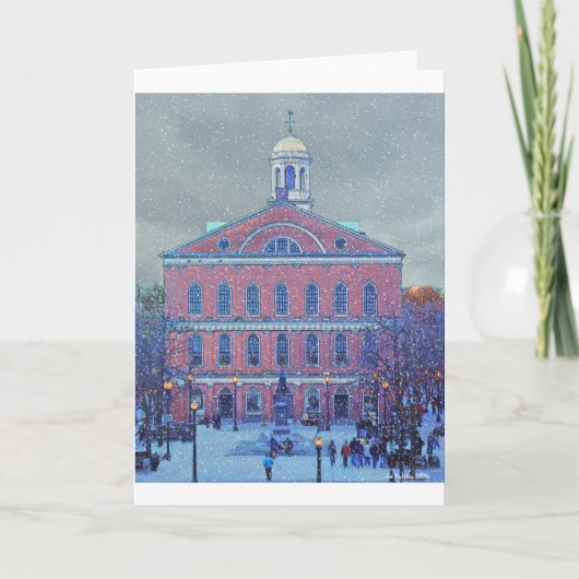 Cartes Pour Fêtes Annuelles Décembre chez Faneuil Hall (Devant)