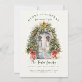 Cartes Pour Fêtes Annuelles Deck New Halls New Home Christmas Holiday Card (Devant)