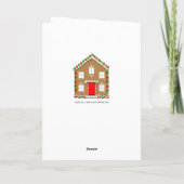 Cartes Pour Fêtes Annuelles Décompte de Thanksgiving et Noël (Dos)