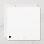 Cartes Pour Fêtes Annuelles Décompte du paysage urbain doré (Dos)