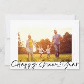 Cartes Pour Fêtes Annuelles Décontracté Bonne Année Photo (Devant)