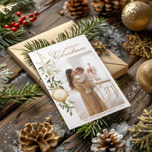 Cartes Pour Fêtes Annuelles Décor de Noël raffiné