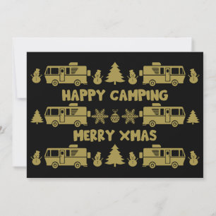 Cartes Pour Fêtes Annuelles Décor de Noël RV Motorhome