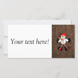 Cartes Pour Fêtes Annuelles Décor de Noël snowman