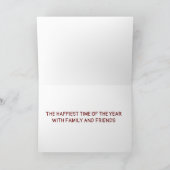 CARTES POUR FÊTES ANNUELLES DÉCOR DE VACANCES DE NOËL (Intérieur)