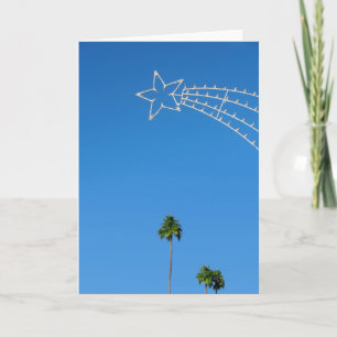 Cartes Pour Fêtes Annuelles Décor de vacances de Noël de CA de Palm Springs