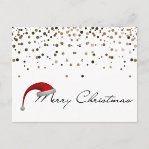 Cartes Pour Fêtes Annuelles Décor Parties scintillant simple et élégant Noël d