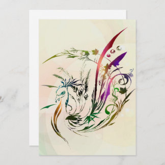 Cartes Pour Fêtes Annuelles Décor Peacock | Design moderne