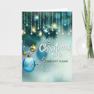 Cartes Pour Fêtes Annuelles Décoration bleueBougies du Nouvel An et Noël