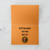 Cartes Pour Fêtes Annuelles Décoration Citrouille d'Halloween (Intérieur)
