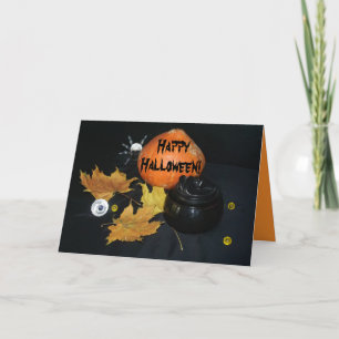 Cartes Pour Fêtes Annuelles Décoration Citrouille d'Halloween
